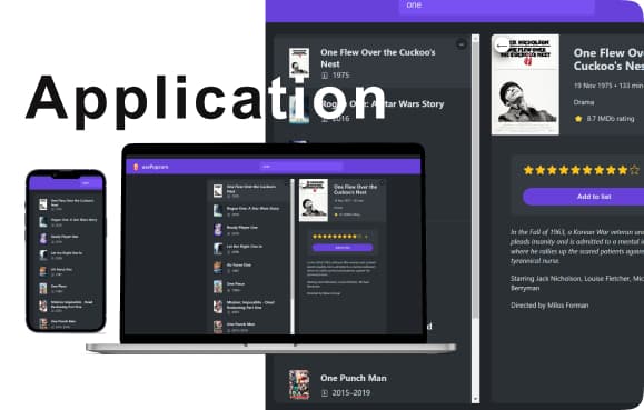 Application “Search movie”
